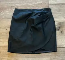Abercrombie Faux Leather Skirt SMALL