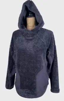 Women's Nike sherpa fleece pullover warm hoodie sweater size small.