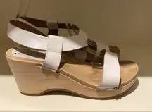 white clog sandals size 40