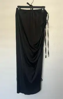 Mable x Petal & Pup NEW Angelique Open Back Crop Two Piece Set Midi Dress Size L