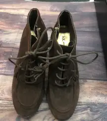 Anne Klein sz 8.5 women brown shoes