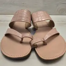 {8.5M} Coconuts By Matisse Blush Pink Croc Sandal Slides