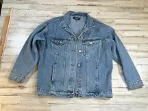 Oversized Denim Jacket - Light Wash