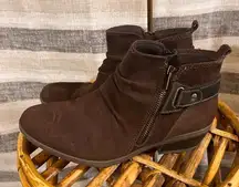 Earth Origins Brown‎ Ankle Boots Size 8