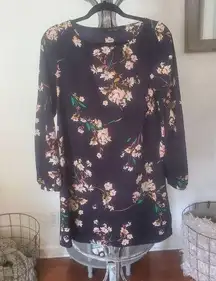 Honey Punch blue floral dress fits like medium