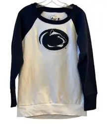 4Her by Carl Banks Penn State Nittany Lions Raglan Crewneck Sweatshirt Womens L