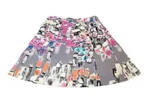 Lane Bryant Artistic Graphic Flare Colorful Skirt Women Size 20 Cottage 24'L