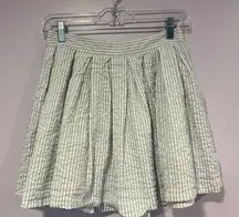 Urban outfitters seersucker coastal mini skirt