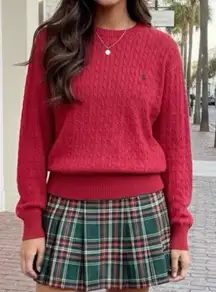 Polo Ralph Lauren Golf Vintage 90s Cable Knit Crewneck Sweater in Men’s Medium