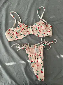 BNWOT Cherry Bikini Set