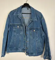 PrettyLittleThing Med  Blue Denim Jacket