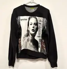 Taylor swift crew neck sweatshirt! Reputation custom made sweater size large!