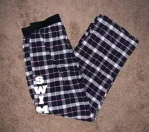 Swimming Plaid Sweat Pants