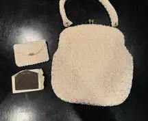 Vintage Beaded Purse with matching Set