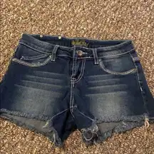 Women’s Red Rivet Jeans Shorts