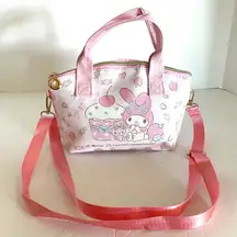 My Melody Pink Handbag Crossbody Purse  Hello Kitty NIP