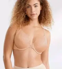 $74 Wacoal Bra 853403 Back Appeal Front Close T-Shirt Underwire 34DD