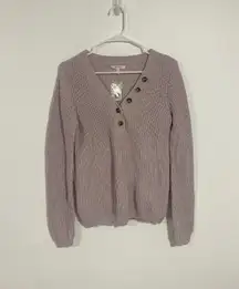 Maurices Knit Henley Sweater