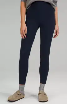 Lululemon 25” align high waisted Leggings in true navy size 6