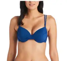 Bleu Rod Beattie Cobalt Blue Underwire Swim Bikini Top 12 NWT