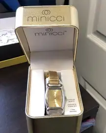 Minicci Metallic Gold Fashion Watch