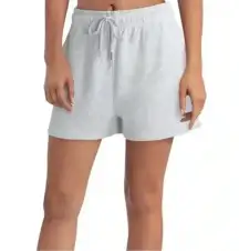 H Halston Studios Gray Jaw String Sweat Shorts Active Size Large NWT