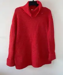 Pilcro Oversized Cowl Neck Cuffed Sleeve Sweater Size XS