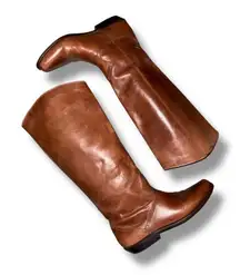 Vintage 9 West Leather Knee High Boots