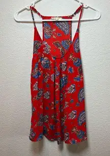 Lucy & Laurel Red Paisley Camisole