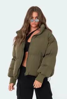 Edikted Puffer Oversized Puffer Jacket 