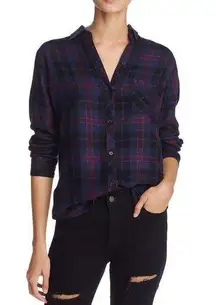 Rails  NWT Hunter Midnight Merlot Gold Flannel Shirt IN BLACK/BLUE/RED. SIZE SML