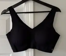 Honeylove Black V-Neck Pullover Bra Size Large