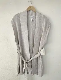 SJB Tie waist cardigan Vest Size Medium NEW