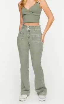 Olive Green Corduroy Pants