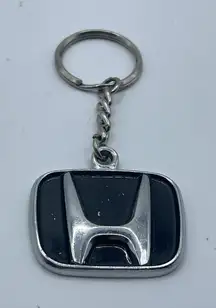 Honda Chrome and Blue Metal Integra DC5 Civic Prelude Accord Keychain