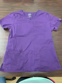 Plum Premium Core Stretch Scrub Top