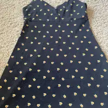 Hollister Black Floral Mini Dress