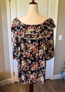 Kori Floral Off-Shoulder Blouse