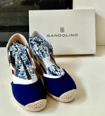 Bandolino Nettie Feminine Espadrille Wedge Sandals, Women’s 5.5