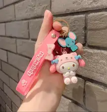Hello- My Melody Action Figural Model Key Ring