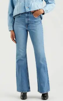 Levi’s Premium Medium Wash 70s High Flare Jeans