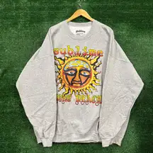 Sublime 40 oz to Freedom Rock Band Oversized Crewneck Sweater Size L/XL