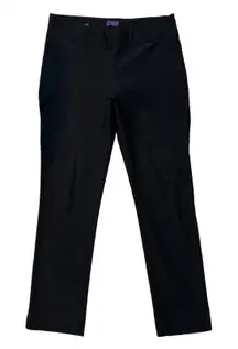 NYDJ Pants Ponte Knit Black Skinny Ankle Lift Tuck Technology Womens 12‎