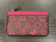 Brown & Pink Coin Key Pouch
