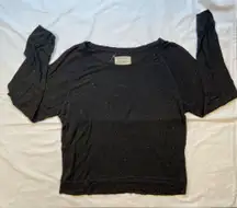 Current/Elliot light sweatshirt with sparkles, long‎ sleeve, crew neck, SZ 0
