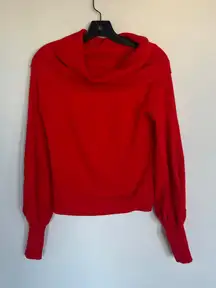 Treasure & Bond Red Merino Wool Blend Sweater Size XS  