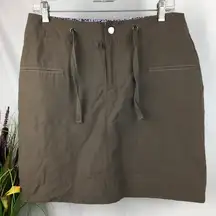 Columbia  Brown Mini Skort Short Sport Skirt 6