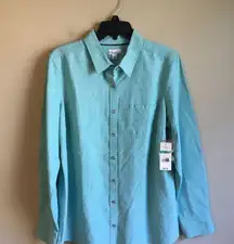 NWT Kim rodgers large blue blouse