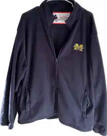 Oversized Michigan Fleece Zip Up