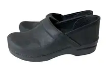 Dansko Professional Black Oiled Clogs